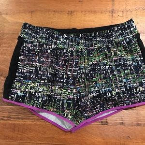 Fabletic multi color athletic shorts size Small